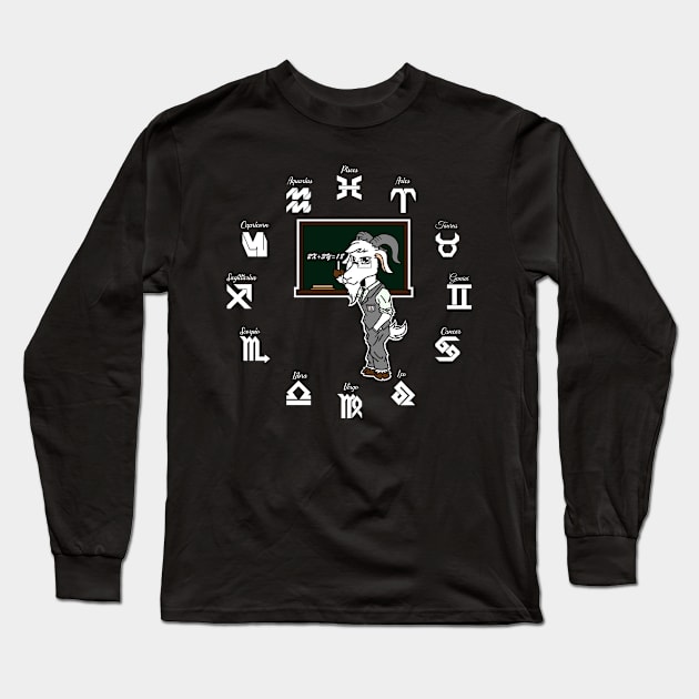 Year of the Goat Chinese Zodiac Animal Long Sleeve T-Shirt by standwithnzy